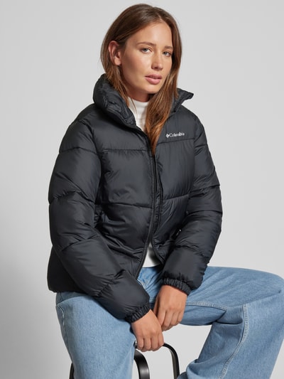 Peek & Cloppenburg COLUMBIASteppjacke mit Label-Print Modell Puffect in black Top Angebot