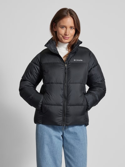 Peek & Cloppenburg COLUMBIASteppjacke mit Label-Print Modell Puffect in black Top Angebot
