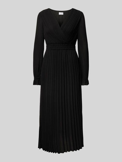 Peek & Cloppenburg Jake*s CollectionMidikleid mit V-Ausschnitt in black Online Outlet