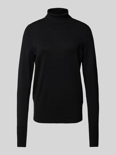 Peek & Cloppenburg Christian Berg WomanStrickpullover mit gerippten Abschlüssen in black Blitzangebot