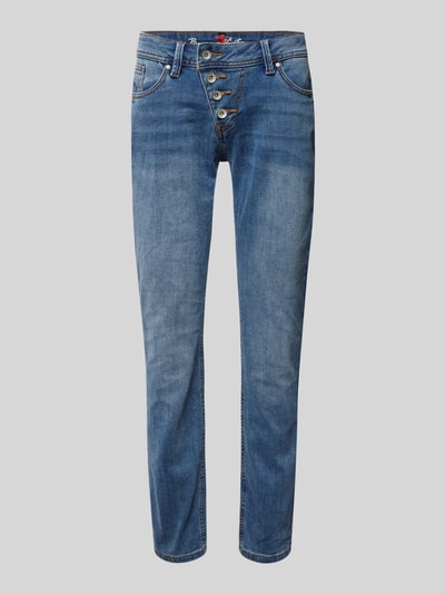 Peek & Cloppenburg Buena VistaSlim Fit Jeans mit 5-Pocket-Design Modell 'Malibu' in blau Große Rabatte