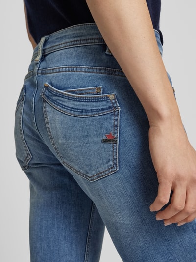 Peek & Cloppenburg Buena VistaSlim Fit Jeans mit 5-Pocket-Design Modell 'Malibu' in blau Große Rabatte