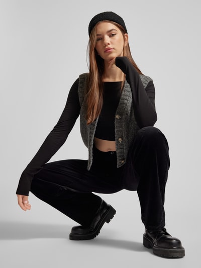 Peek & Cloppenburg Marc O'Polo DenimWide Leg Cordhose im 5-Pocket-Design in black Bestseller
