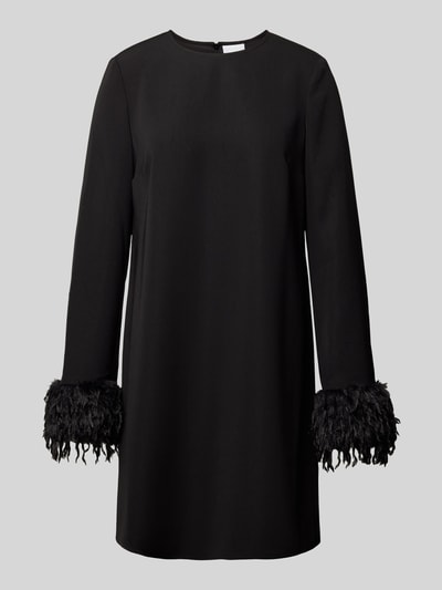 Peek & Cloppenburg Jake*s CollectionKnielanges Kleid mit Rundhalsausschnitt und Kunstfell in black Tägliche Deals