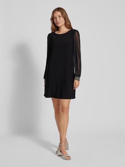 Peek & Cloppenburg ApricotMinikleid mit U-Boot-Ausschnitt in black