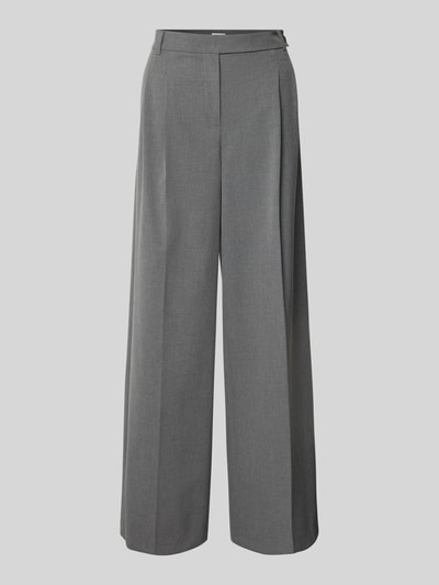 Peek & Cloppenburg Jake*s CollectionStoffhose mit Bundfalten in silber melange Riesige Ersparnisse