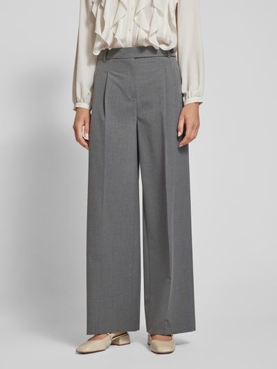 Peek & Cloppenburg Jake*s CollectionStoffhose mit Bundfalten in silber melange Riesige Ersparnisse