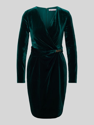 Peek & Cloppenburg Christian Berg CocktailCocktailkleid in Wickel-Optik in dunkelgruen Super Sparpreis