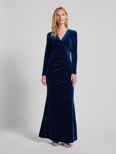 Peek & Cloppenburg Christian Berg CocktailAbendkleid in Wickel-Optik in marine Letzte 3 Tage