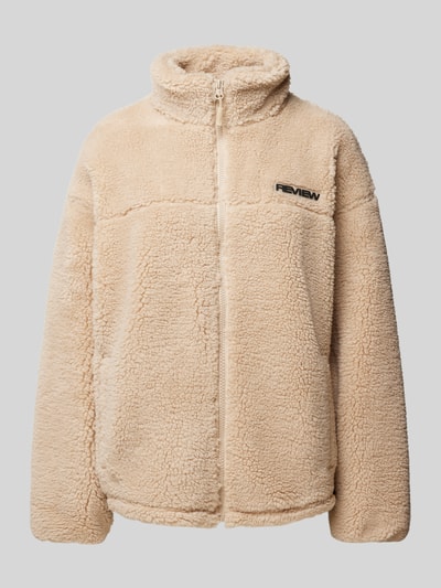 Peek & Cloppenburg ReviewSherpa Jacket mit Label-Patch in ecru Letzte 2 Tage