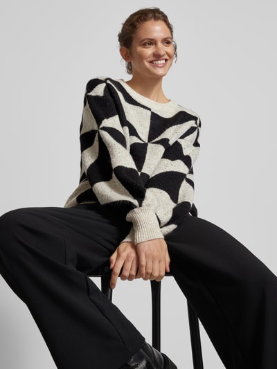 Peek & Cloppenburg OnlyPullover mit Rundhalsausschnitt Modell 'GEORGINA' in offwhite Bis zu 50% Rabatt
