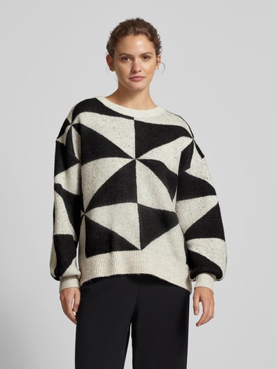 Peek & Cloppenburg OnlyPullover mit Rundhalsausschnitt Modell 'GEORGINA' in offwhite Bis zu 50% Rabatt