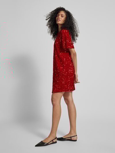 Peek & Cloppenburg Jake*s CasualKnielanges Kleid mit Pailletten in kirsche