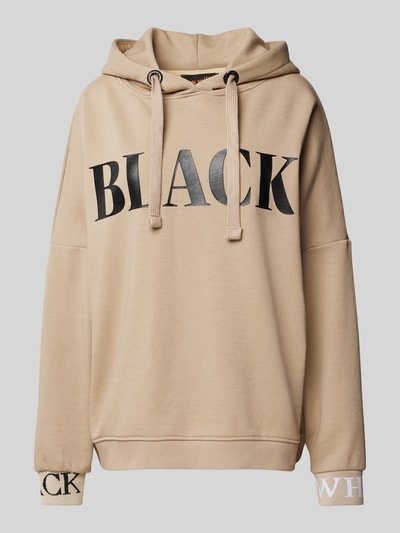 Peek & Cloppenburg miss goodlifeOversized Hoodie mit Label-Print in beige Nur noch ein Tag übrig
