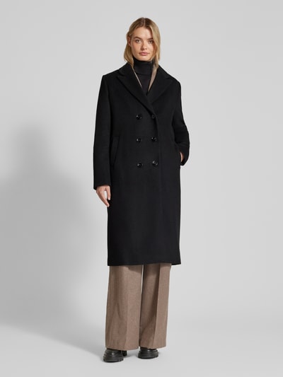 Peek & Cloppenburg Christian Berg Woman SelectionMantel mit Reverskragen in black Riesige Rabatte