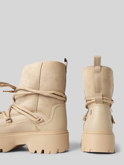 Peek & Cloppenburg Tommy HilfigerSchnürstiefel mit Label-Detail in beige Black Friday Preise