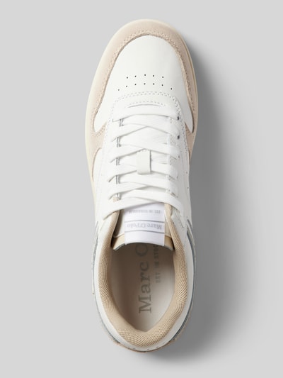 Peek & Cloppenburg Marc O'PoloLow Top Sneaker mit Wildleder-Details in sand Im Verkauf