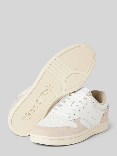 Peek & Cloppenburg Marc O'PoloLow Top Sneaker mit Wildleder-Details in sand Im Verkauf