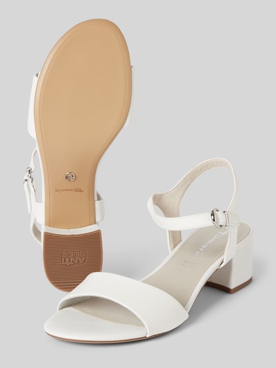 Peek & Cloppenburg TamarisSandalette mit Fesselriemen in weiss Outlet