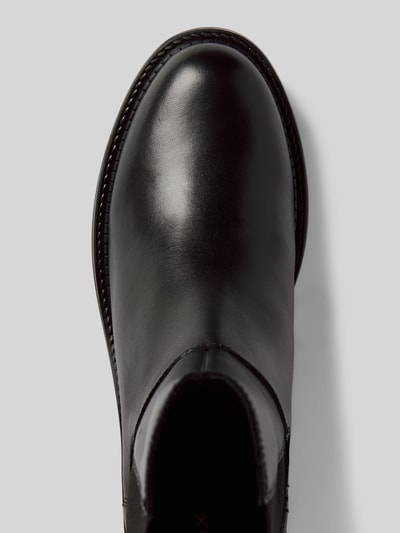 Peek & Cloppenburg GeoxStiefeletten aus Leder-Textil-Mix in black Auslauf