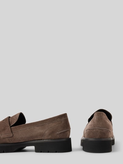 Peek & Cloppenburg HöglTassel-Loafer in Leder-Optik in dunkelgrau Angebote