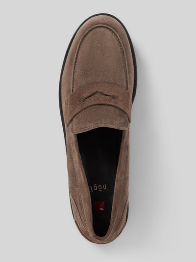 Peek & Cloppenburg HöglTassel-Loafer in Leder-Optik in dunkelgrau Angebote