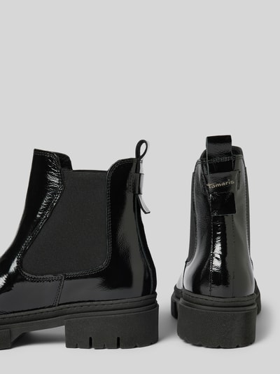 Peek & Cloppenburg TamarisChelsea Boots mit elastischem Einsatz in black Fabrikverkauf