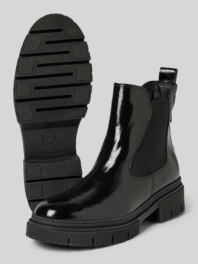 Peek & Cloppenburg TamarisChelsea Boots mit elastischem Einsatz in black Fabrikverkauf