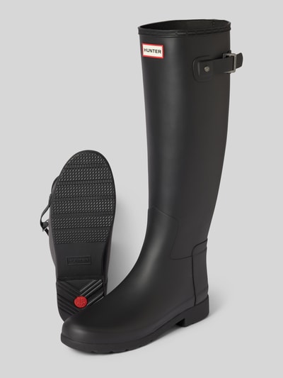 Peek & Cloppenburg HunterGummistiefel mit Label-Badge in black Meist gekauft