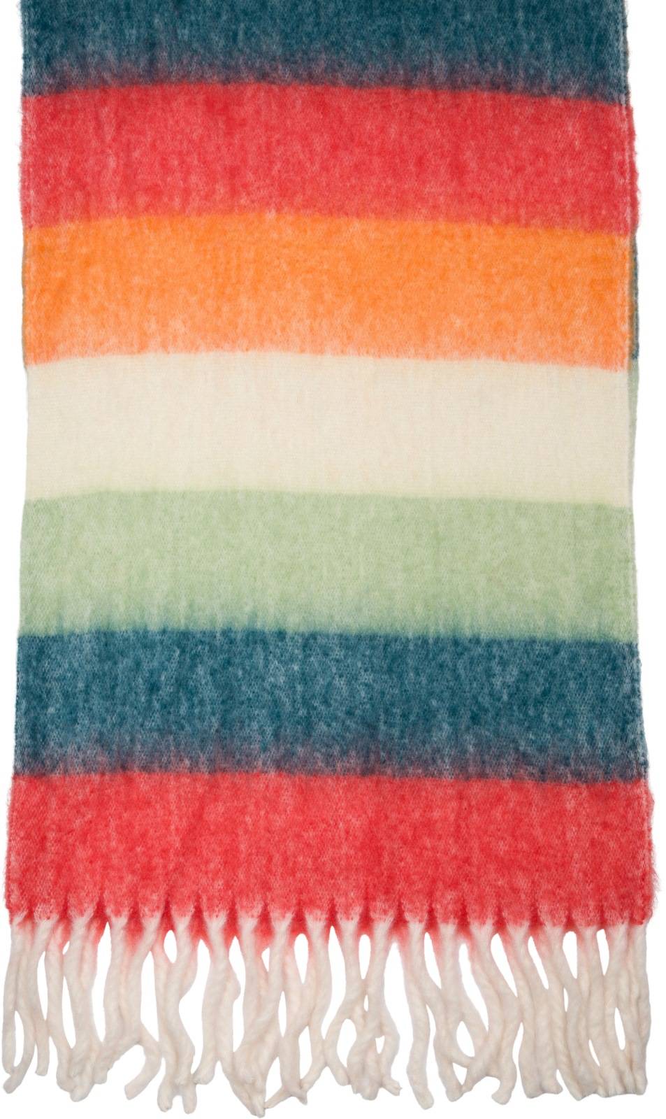 Stylebreaker Web Strickschal breite Streifen bunt Große Rabatte