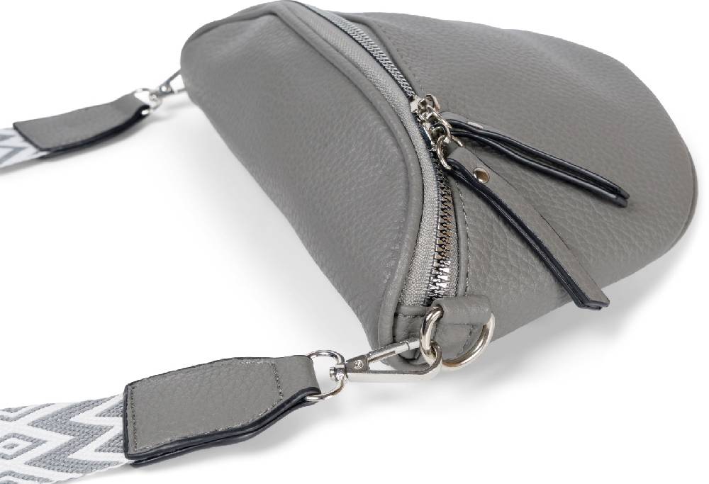 Stylebreaker Halbmond Crossbody Bag Zick-Zack Raute Wochenangebot