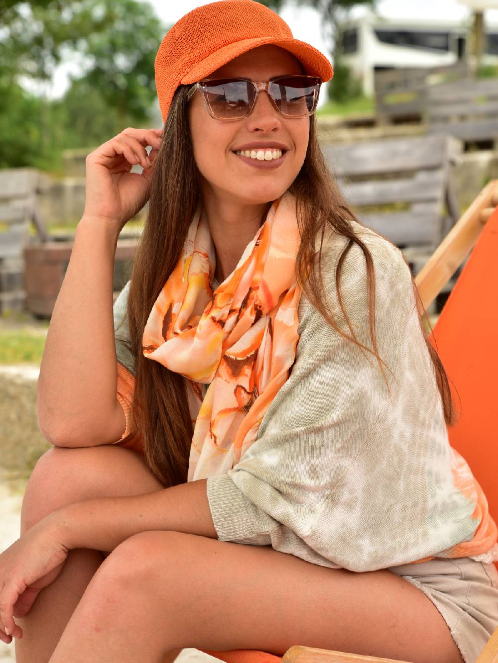 Stylebreaker Schal Marmor Muster Metallic Akzente Kostenlose Rückgabe