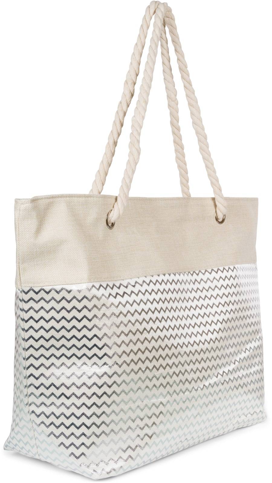 Stylebreaker Strandtasche Metallic Zick-Zack Zeitbegrenzte Promotion