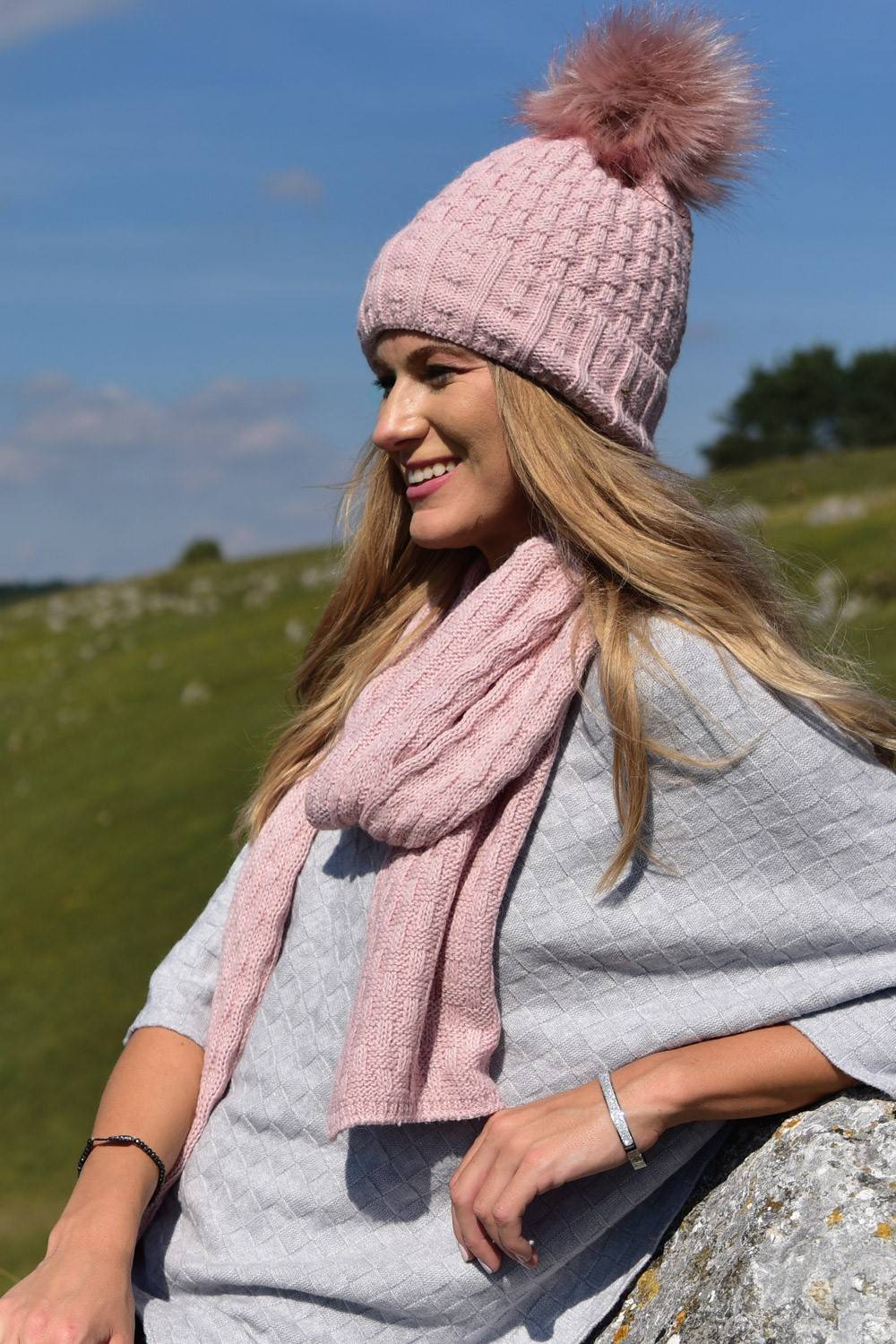 Stylebreaker Strick Schal mit Flecht Muster Discount Store für neue Produkte