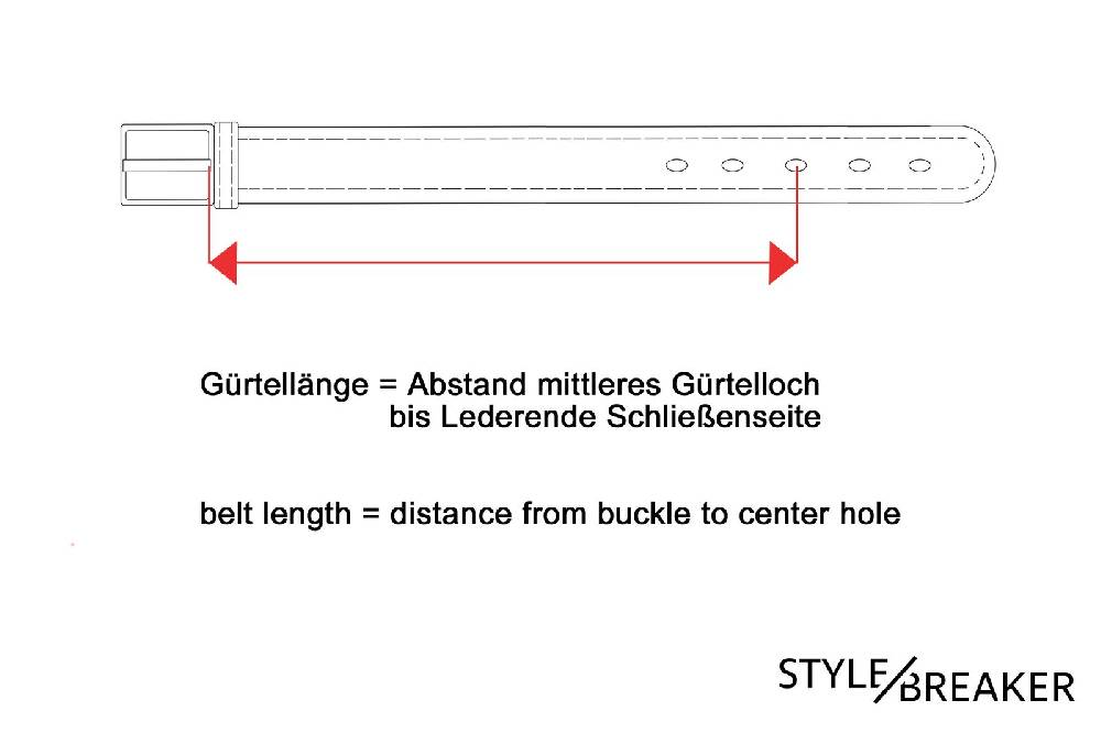 Stylebreaker Unisex Rindsleder Gürtel Riesige Rabatte