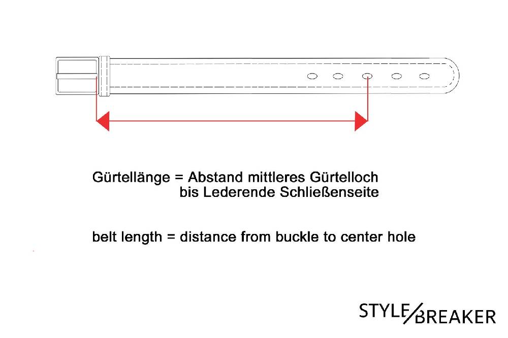 Stylebreaker Gürtel mit kleinen Nieten 2025