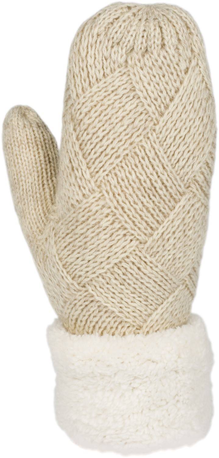 Stylebreaker Strickhandschuhe Fäustlinge mit Rauten Muster und Fleece Verkauf