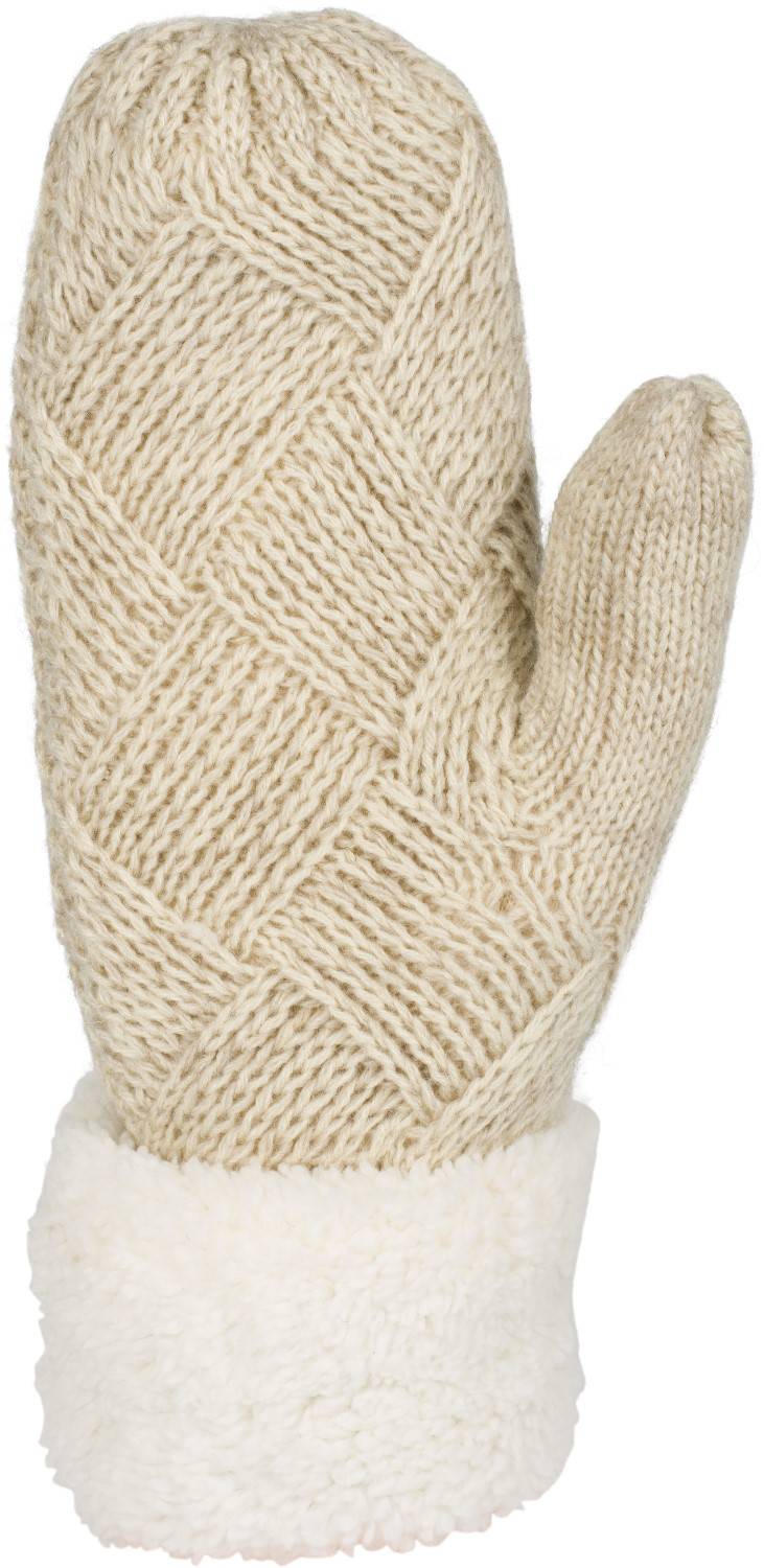 Stylebreaker Strickhandschuhe Fäustlinge mit Rauten Muster und Fleece Verkauf