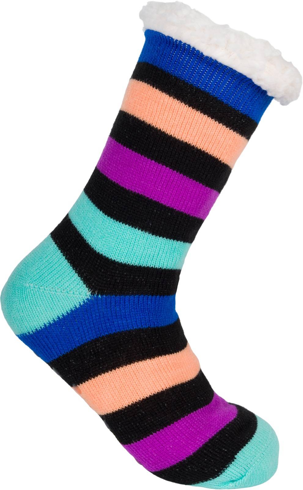 Stylebreaker ABS Kuschelsocken Streifen Muster