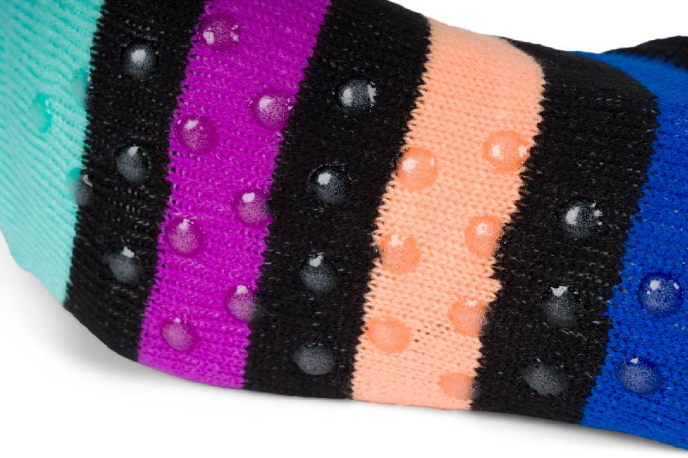 Stylebreaker ABS Kuschelsocken Streifen Muster im Angebot