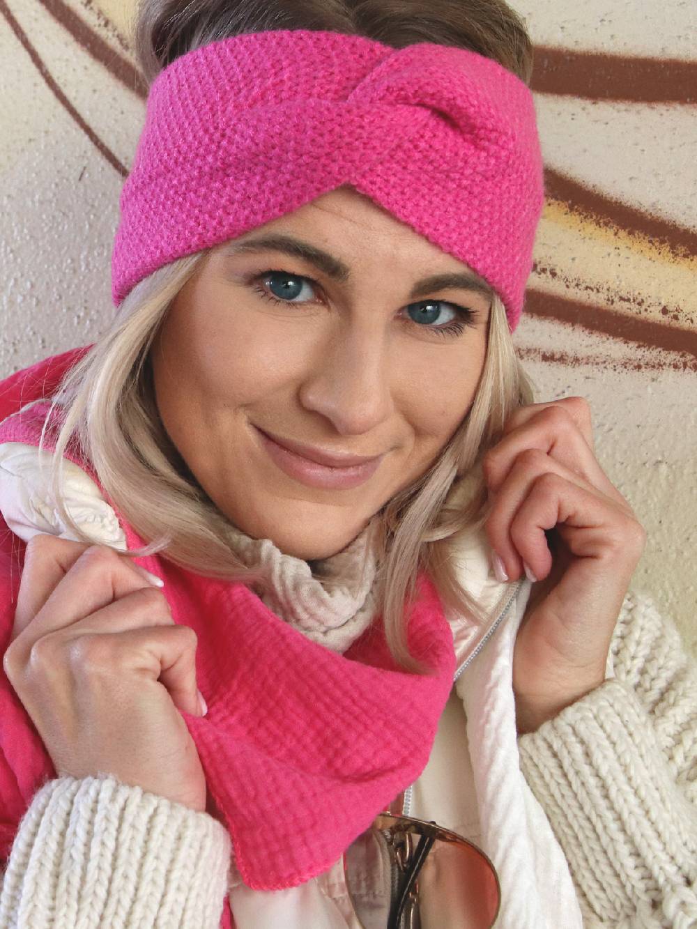 Stylebreaker Strick Stirnband Reiskorn Muster Großer Ausverkauf