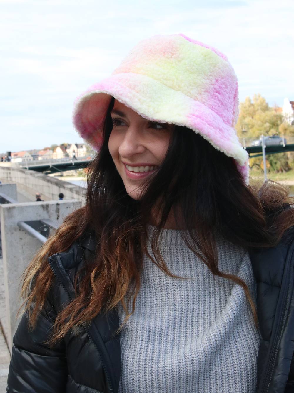 Stylebreaker Teddyfell Fischerhut Ombré Black Friday