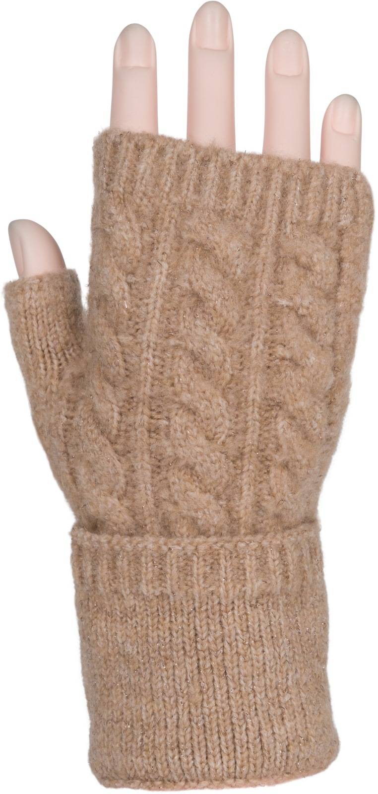 Stylebreaker Fingerlose Strickhandschuhe Zopfmuster Osterangebot