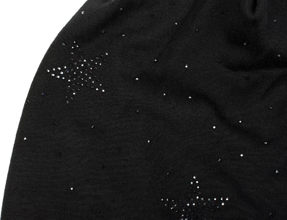 Stylebreaker Beanie mit Strass Sterne Zeitlich begrenztes Angebot