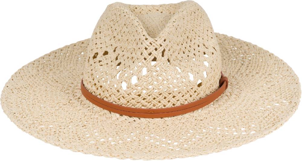 Stylebreaker Panama Strohhut mit Stoff Zierband Tiefpreis