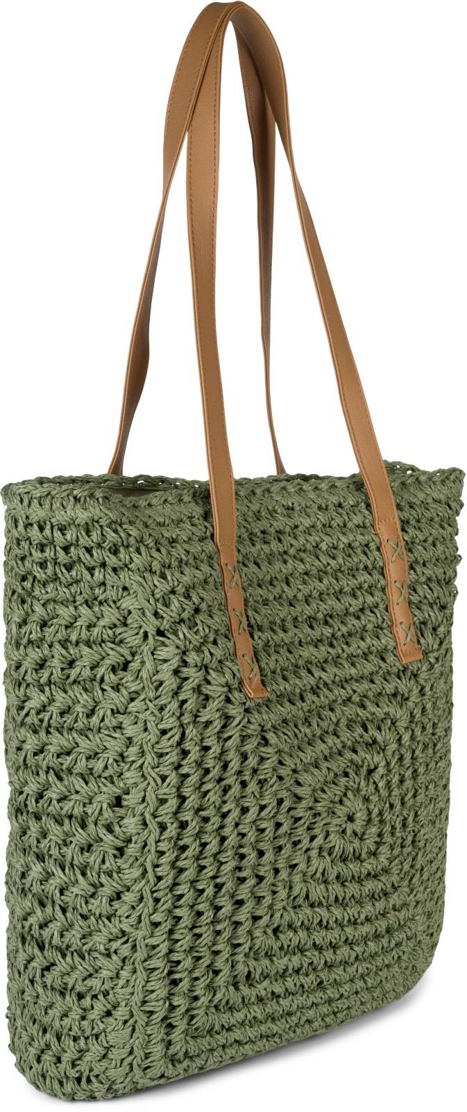 Stylebreaker Papierstroh Schultertasche - Basttasche Outlet