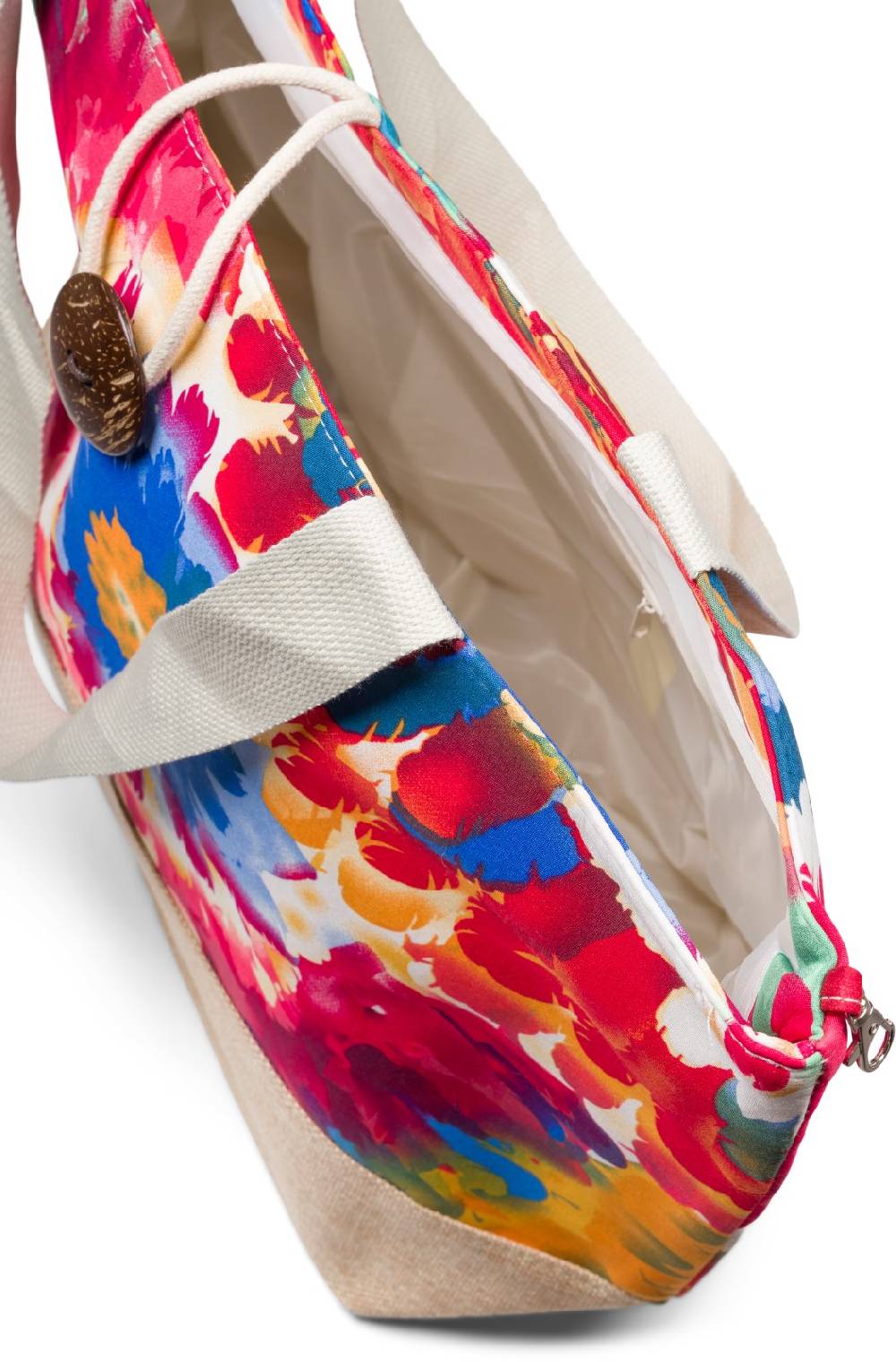 Stylebreaker Strandtasche mit Blumen Muster Fabrik Onlineshop