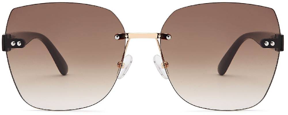 Stylebreaker Rahmenlose Rechteckige Sonnenbrille Begrenztes Angebot