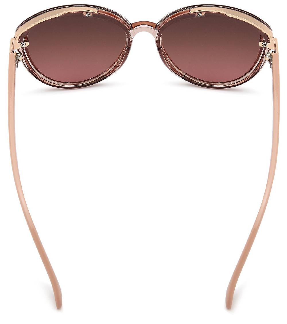 Stylebreaker Ovale Sonnenbrille - filigraner Kunststoff Rahmen Online Shopping