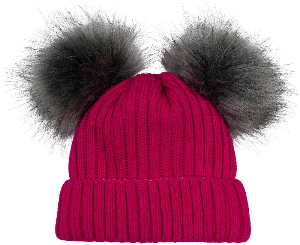 Stylebreaker Kinder Bommelmütze mit zwei Bommel Zeitlich begrenztes Angebot